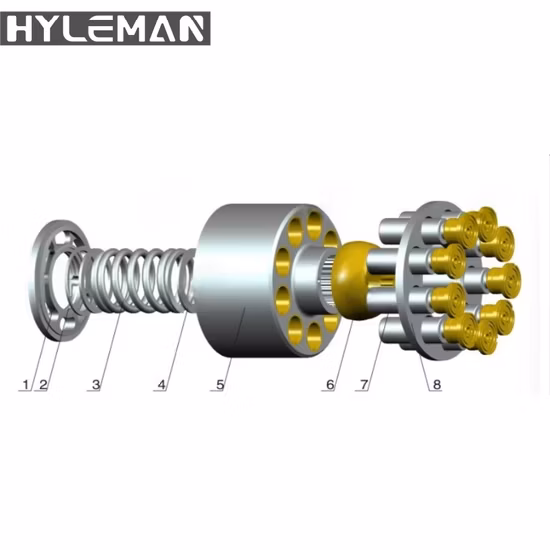 Pièces de rechange de pompe à piston hydraulique Cat12g pour pompe de niveleuse Cat